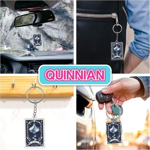QUINNIAN ACOTAR, Fourth Wing Keychain 2 Inches Acrylic Material Key Ring Accessories for Motorcycles Cars Backpack Handbag in Saudi Arabia