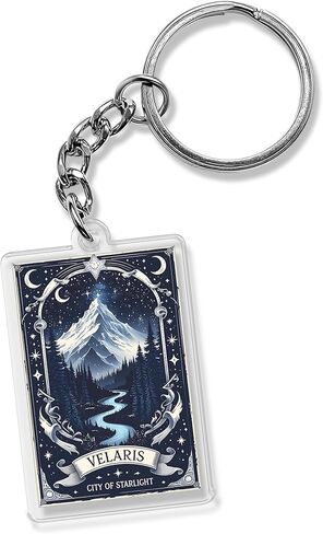 QUINNIAN ACOTAR, Fourth Wing Keychain 2 Inches Acrylic Material Key Ring Accessories for Motorcycles Cars Backpack Handbag in Saudi Arabia