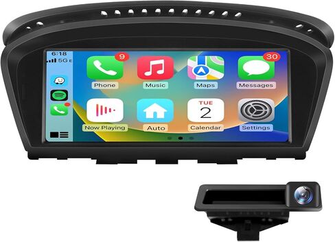 Car Radio Stereo Android for BMW 3 5 Series E60 E90 E93 8.8inch Screen Upgrade with Carplay Android Auto 2009-2012 CIC System in Kuwait