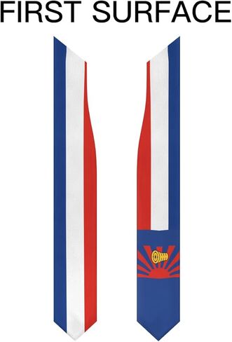 Karen Nation Flag Graduation Stoles Shawls Sash International Study Graduate Scarves in Saudi Arabia