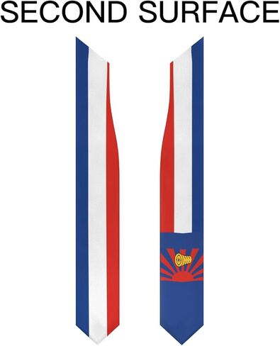 Karen Nation Flag Graduation Stoles Shawls Sash International Study Graduate Scarves in Saudi Arabia