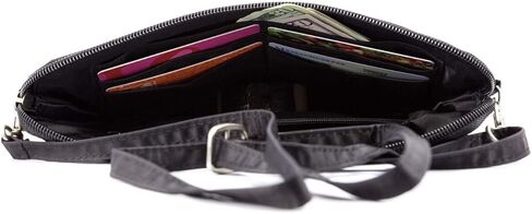 Big Skinny Women's Cheshire Slim Convertible Bag, Holds Up to 20 Cards in Saudi Arabia
