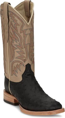 Justin Doc Bar Men's Western Boots - Premium Leather, Classic Cowboy Style, Durable Construction, Comfortable Fit in Saudi Arabia