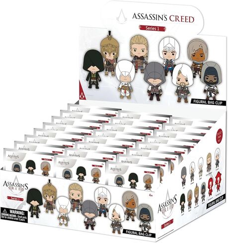 Assassin’s Creed Series 1 – 5" Collectible Bag Clip – Blind Bag (ONE Random Figure) – Video Game Character Keychain/Backpack Accessory | Official Licensed Merchandise in Saudi Arabia