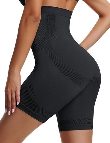 Womens Tummy Control Shapewear Shorts High Waisted Shapewear Thigh Slimmer Body Shaper Shorts Under Dress in Saudi Arabia