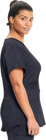 Infinity Scrub Set for Women V-Neck Top CK623 and Mid Rise Jogger Pants with Moisture Wicking & 360° Stretch Fabric - CK110A in Saudi Arabia