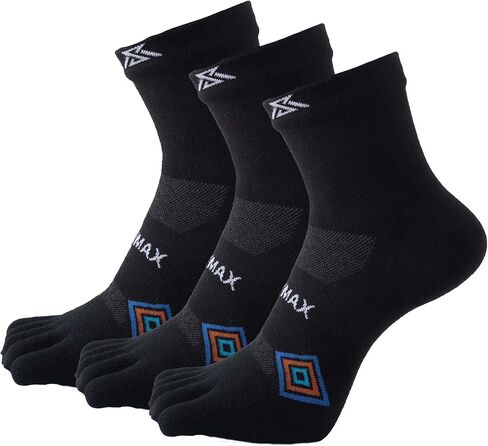 Toe Sock for Men&women Coolmax Athletic Breathable Socks 3pcs Five Finger Socks in Saudi Arabia