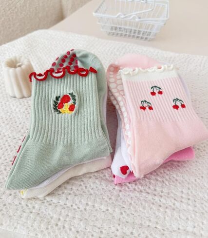 Women Pilates Non Slip yoga socks, ballet sports cherry fitness hospital rehabilitation slipper Socks in Saudi Arabia