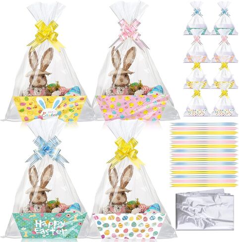 Yeaqee 36 Pcs 12 Pack 8 x 10 Inch christmas Baskets for Gifts Empty Baskets with Bows Ribbons Bulk Snowman Baskets Thank You Appreciation Gift Box for Holiday Party Favors in Saudi Arabia