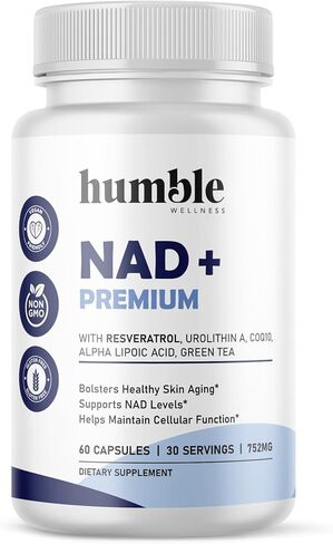 مكمل NAD 8457 مجم بديل NMN قوي للغاية + الشاي الأخضر للنساء والرجال مع يوروليثين أ، ريسفيراترول، CoQ10، حمض ألفا ليبويك. in Saudi Arabia