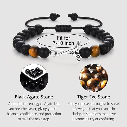 EPIRORA Hockey Gifts for Boys, Hockey Bracelet for Teen Boys 8-12, Graduation Christmas Stocking Stuffers Jewelry Gifts for Son Grandson Brother Nephew Friend Team Player in Saudi Arabia