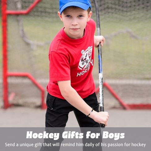 EPIRORA Hockey Gifts for Boys, Hockey Bracelet for Teen Boys 8-12, Graduation Christmas Stocking Stuffers Jewelry Gifts for Son Grandson Brother Nephew Friend Team Player in Saudi Arabia