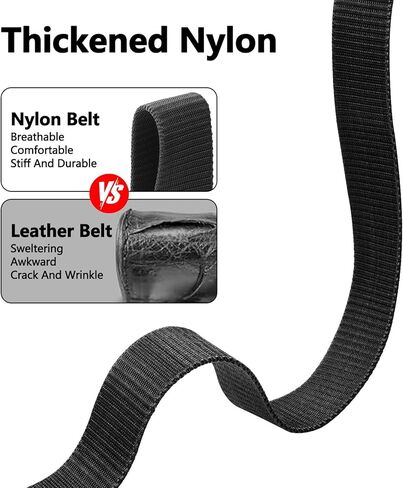 Tactical Belts with Heavy Duty Quick Release Buckle for Men 1.5" Web Work Belt in Saudi Arabia