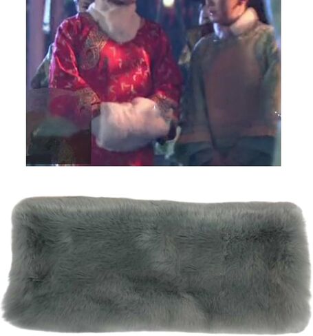 Faux Furs Hand Muffs For Men Women Warm Thermal Hand Muff Arm Warmers For Indoor Outdoor Cold Weather Hand Protectors in Saudi Arabia