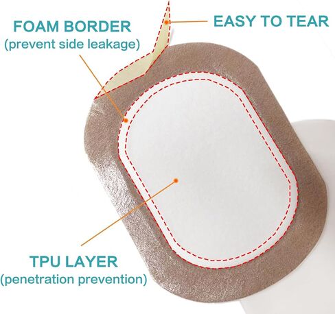 غلاف عبوة زيت الخروع، رقع زيت الخروع للاستعمال مرة واحدة، وسادات ذاتية اللصق من القطن العضوي، محمولة مضادة للتسرب بدون غسل in Kuwait