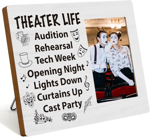 Theater Theatre Playbill Picture Photo Frame Table Desk Decor for Home Livingroom Bedroom Tabletop DisplayFrame Gifts for Writers Directors Actors Acting Lovers in Saudi Arabia
