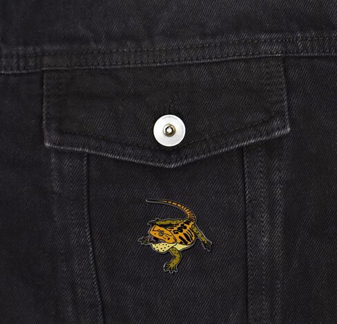 دبوس من المينا الصلب على شكل سحلية التنين الملتحي in Kuwait