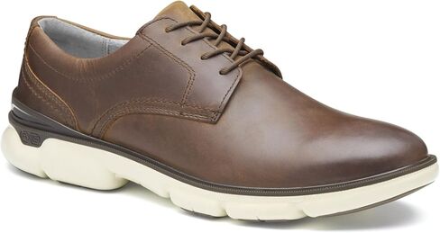 Johnston & Murphy Men's Trevor Plain Toe Shoe, Tan Oiled Full Grain, 10.5 M in Saudi Arabia