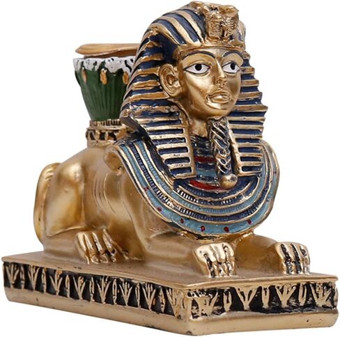 Resin Sphinx Candlestick Holder Creative Tea Light Holder Decorative Candle Stand for Home Office Atmosphere Accent in Saudi Arabia
