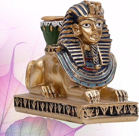 Resin Sphinx Candlestick Holder Creative Tea Light Holder Decorative Candle Stand for Home Office Atmosphere Accent in Saudi Arabia