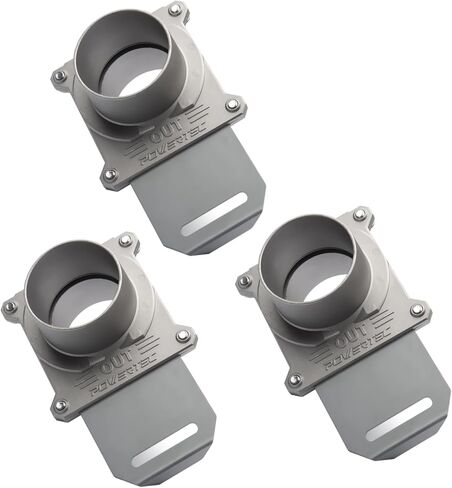 POWERTEC 70180-P2 2-1/2-Inch Dust Collection T-Fitting, 2 PK in Saudi Arabia