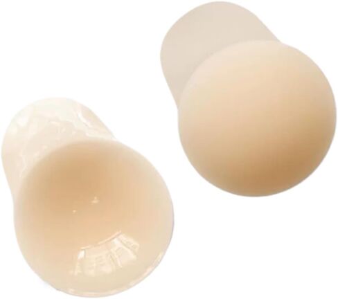 Nipple Cover Boob Lift – Sticky Adhesive Silicone Nipple Pasties – Reusable Pasty Nipple Covers for Women with Travel Box in Saudi Arabia