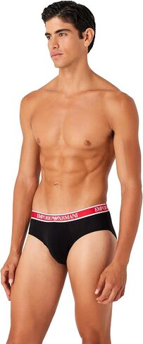 Emporio Armani mens Core Logo Band 3 Pack Brief in Saudi Arabia