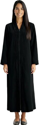 Alexander Del Rossa Kimono Robe with Zipper, Zip Up Robe for Women in Saudi Arabia