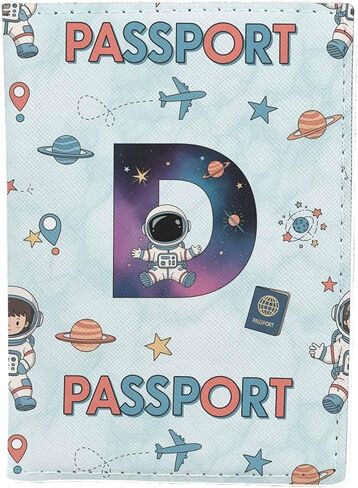 Cloud in the Sky Passport Holder for Travel Cartoon Kawaii Funny Smiling PU Leather Passport Cover Wallet Cute Passport Card Holder for Women and Men in Saudi Arabia