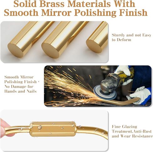 حلقات مفاتيح نحاسية، حامل منظم سلسلة مفاتيح ذهبية للرجال والنساء مع قفل لولبي آمن، حقيبة محفظة لطيفة لحقائب اليد، مشبك حلقة تسلق صغير لمقود الكلاب وعلامات الحيوانات الأليفة (8 عبوات) in Kuwait