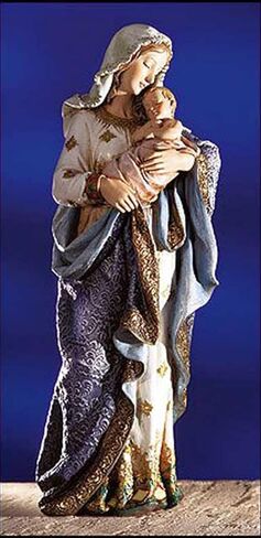 Religious 23 Inch Blessed Virgin Mary Madonna and Infant Jesus Christ Child Church Figure Statue in Saudi Arabia