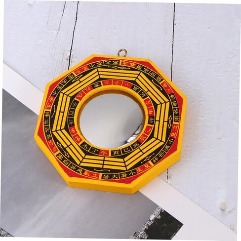 2pcs Bagua Mirror Set 4-Inch Fengshui Convex and Concave Mirrors for Home and Office Decor Decorative Hanging Ornaments Feng Shui Office Accessories in Saudi Arabia