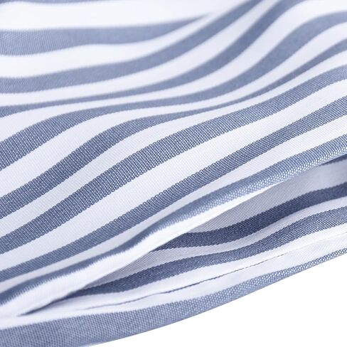Women's Striped Print Shorts High Waisted Elastic Waist Wide Leg Loose Casual Shorts in Saudi Arabia