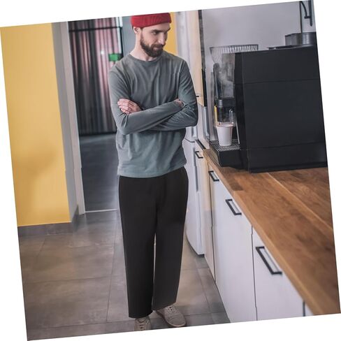 Ciieeo Breathable Chef Pants for Women Stylish Black Design with Elastic Waist Comfortable and for Culinary Travel and Exercise for Hot in Saudi Arabia