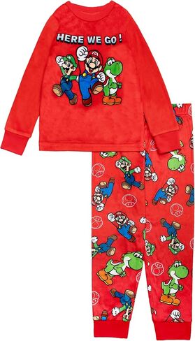 Nintendo boys 2-piece Loose-fit Pajama Set, Soft & Cute for Kids in Saudi Arabia