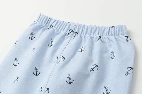 Mud Kingdom Boys Pajamas Set with Notch Collar Anchor Pattern Long Sleeve in Saudi Arabia