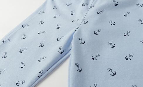 Mud Kingdom Boys Pajamas Set with Notch Collar Anchor Pattern Long Sleeve in Saudi Arabia