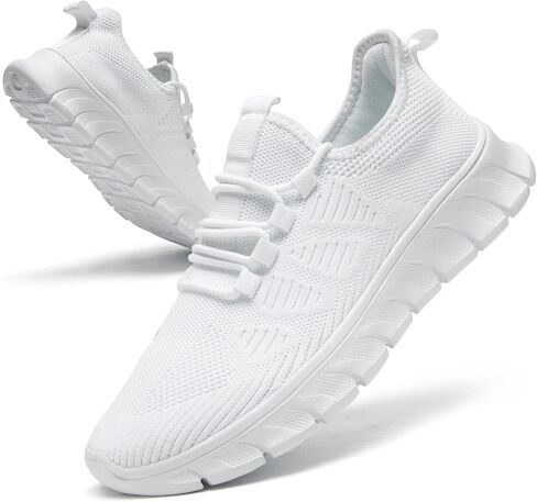 Mens Running Shoes Tennis Walking Gym Workout Slip On Athletic Fashion Sneakers Lightweight Breathable Sports Jogging Casual Shoe in Saudi Arabia