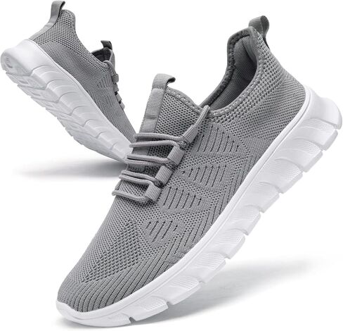 Mens Running Shoes Tennis Walking Gym Workout Slip On Athletic Fashion Sneakers Lightweight Breathable Sports Jogging Casual Shoe in Saudi Arabia