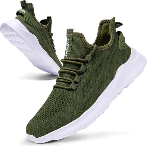 Mens Running Shoes Tennis Walking Gym Workout Slip On Athletic Fashion Sneakers Lightweight Breathable Sports Jogging Casual Shoe in Saudi Arabia