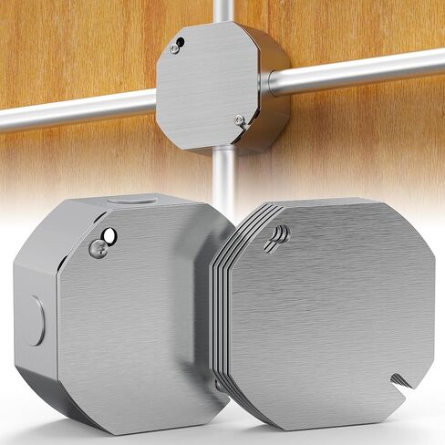 4x4 Metal Electrical Box Cover Plates, 4 Pcs Electric Junction Box Cover Plate, Square Flat Blank Electric Box Panel Cover, 4 Inch Galvanized Steel Metal Corrosive Resistant Cover For Electrical Boxes in Saudi Arabia