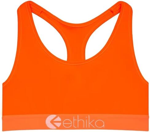 Ethika Girl's Sports Bra Stretch with Removable Pads for Active Play (Subzero) in Saudi Arabia