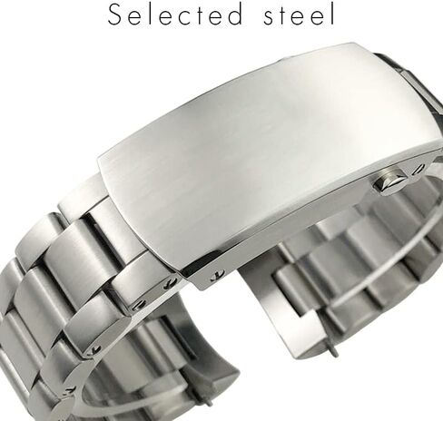 21 مللي متر 904L الفولاذ المقاوم للصدأ أشرطة ساعات يد تناسب أوميغا حزام ساماستر كوكب المحيط 600 GMT الفضة الصلبة حزام الرجال حزام الساعات in Kuwait