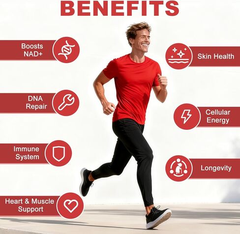 ALLBIZ NAD+ Liquid Supplement Boost NAD+ Levels as We Age, NAD+ Liquid Focus for Men & Women (30 Packets) in Saudi Arabia