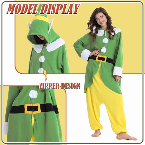 Unisex Adult Onesie Pajamas, Women Men Flannel Halloween Cosplay Costume/Homewear/Sleepwear in Saudi Arabia