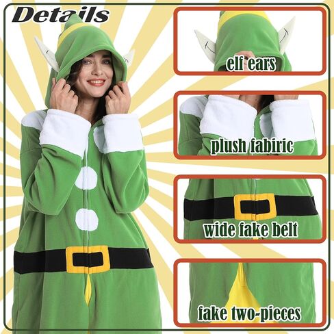 Unisex Adult Onesie Pajamas, Women Men Flannel Halloween Cosplay Costume/Homewear/Sleepwear in Saudi Arabia