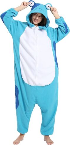 Unisex Adult Onesie Pajamas, Women Men Flannel Halloween Cosplay Costume/Homewear/Sleepwear in Saudi Arabia