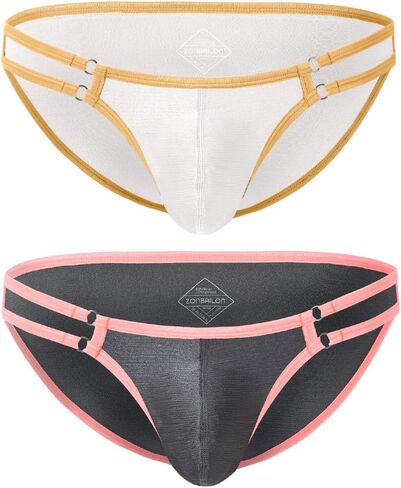 JINSHI Men's Glossy Silk Brief s Sexy Low Rise Ball Pouch Underwear Stretchy Comfortable Smooth Underwears M L XL 2XL in Saudi Arabia