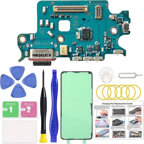 لاستبدال منفذ لوحة شحن USB لجهاز Galaxy Note 10 Plus، SM-N976U SM-N976V نوع C موصل لوحة قاعدة الشحن لهاتف Samsung Note 10 Plus 5G مع الأدوات والتعليمات in Kuwait
