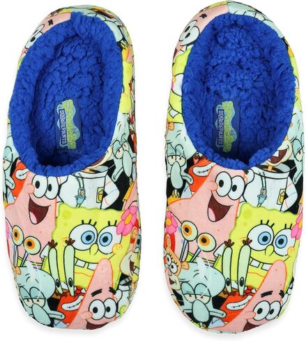Hyp SpongeBob Squarepants Slippers Adult Scuff Slide Slipper Socks 1 Pair in Saudi Arabia